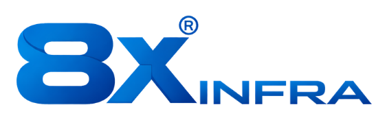 8X Infra and Fiber Solutions Logo